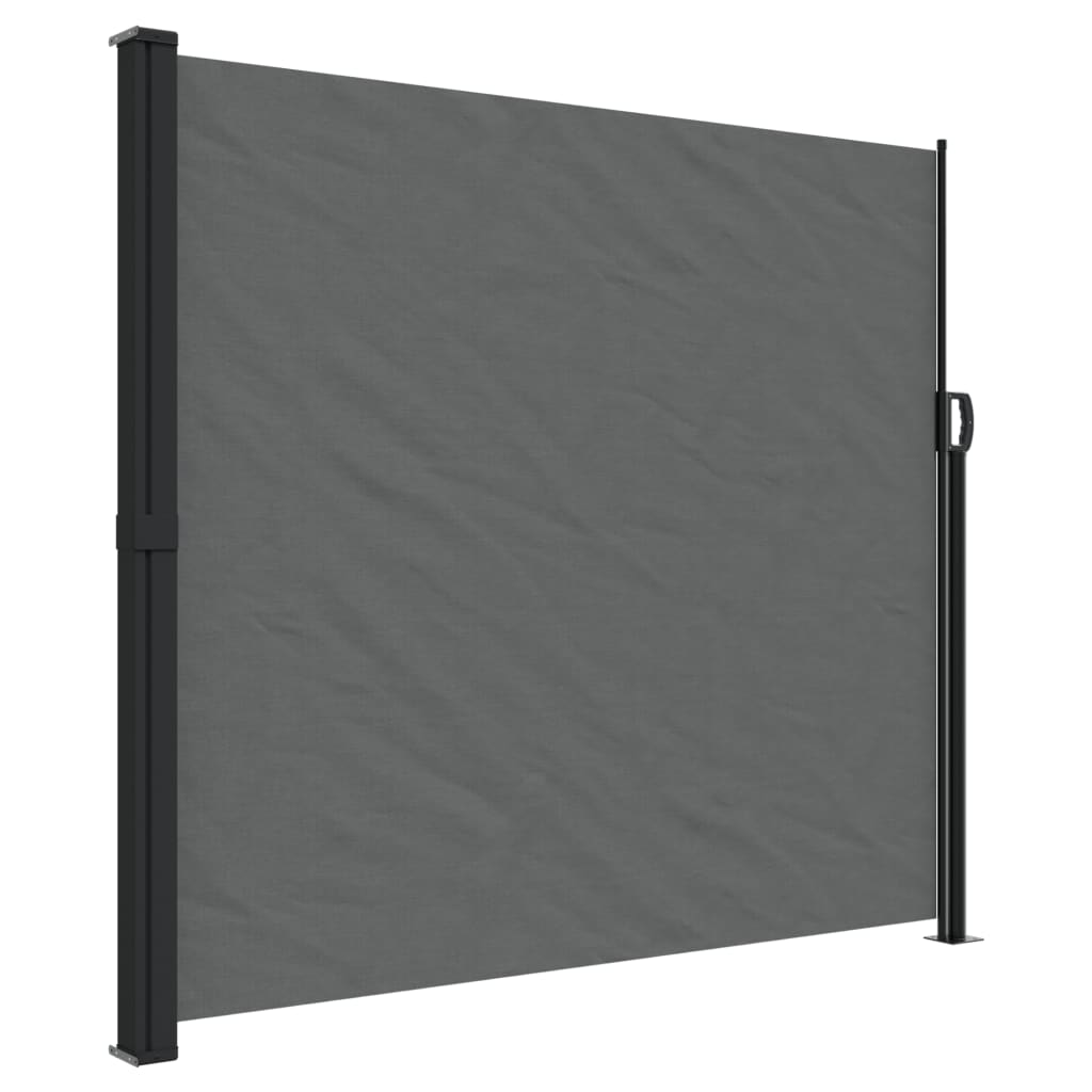 VidaXL Windscherm uittrekbaar 180x500 cm antracietkleurig