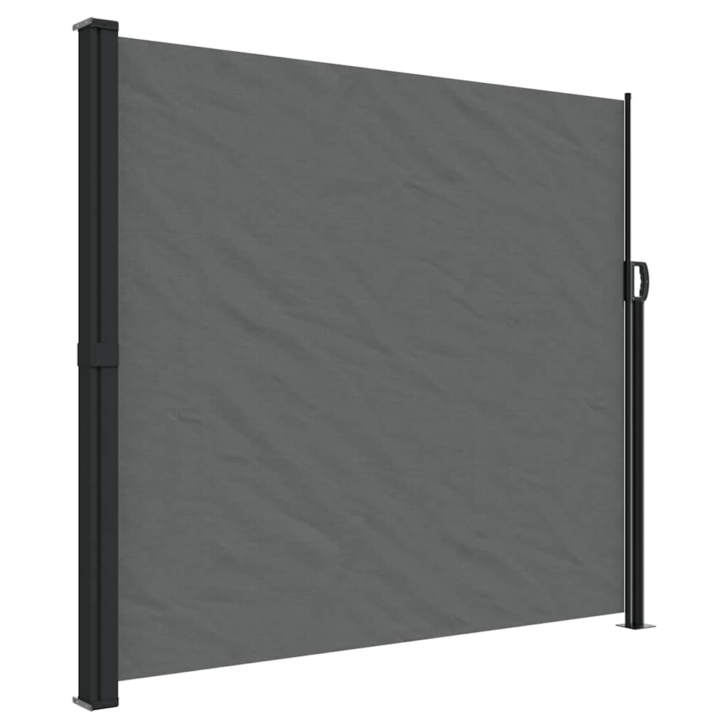 VidaXL Windshield Extendable 180x500 cm Anthracite -colored