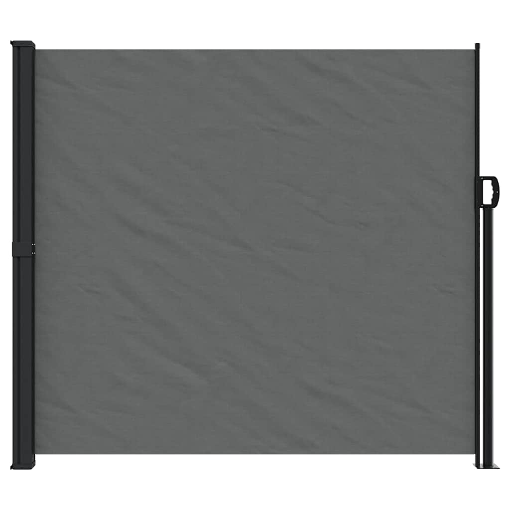 VidaXL Windshield Extendable 180x500 cm Anthracite -colored