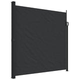 Pare-brise vidaxl extensible 200x500 cm noir