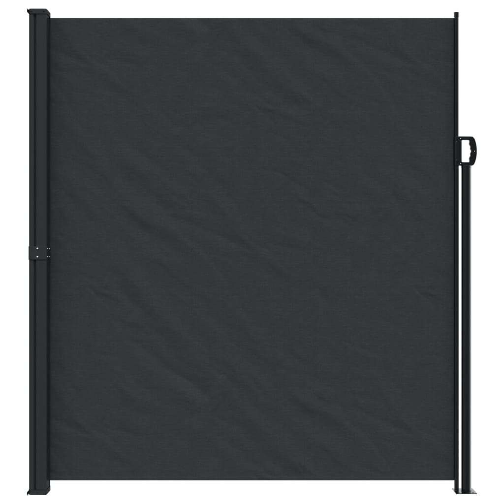 VidaXL Windshield Extendable 220x500 cm Black