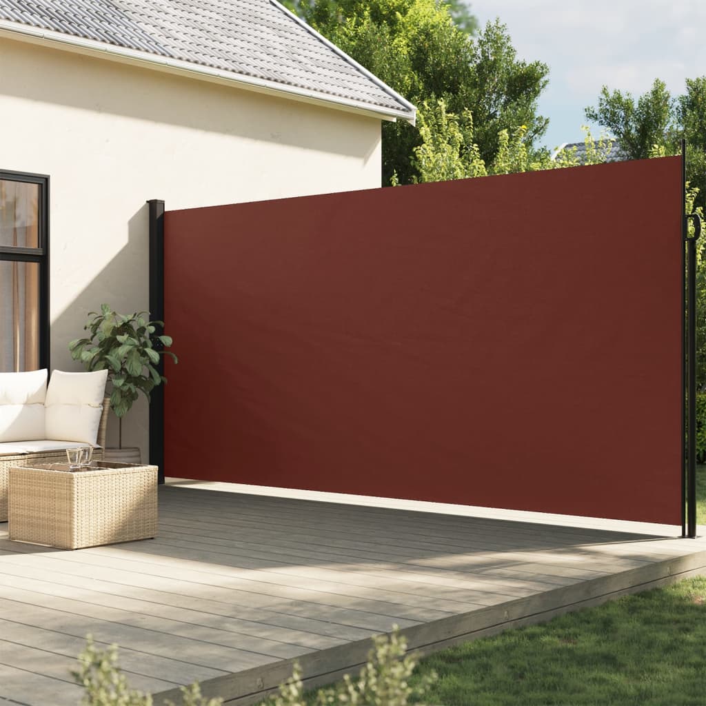 Vidaxl Windshield utvidbar 220x500 cm brun