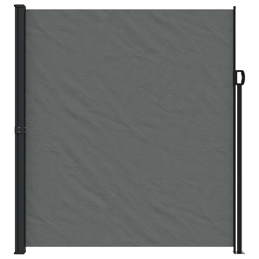 VidaXL Windshield Extendable 220x500 cm Anthracite -colored