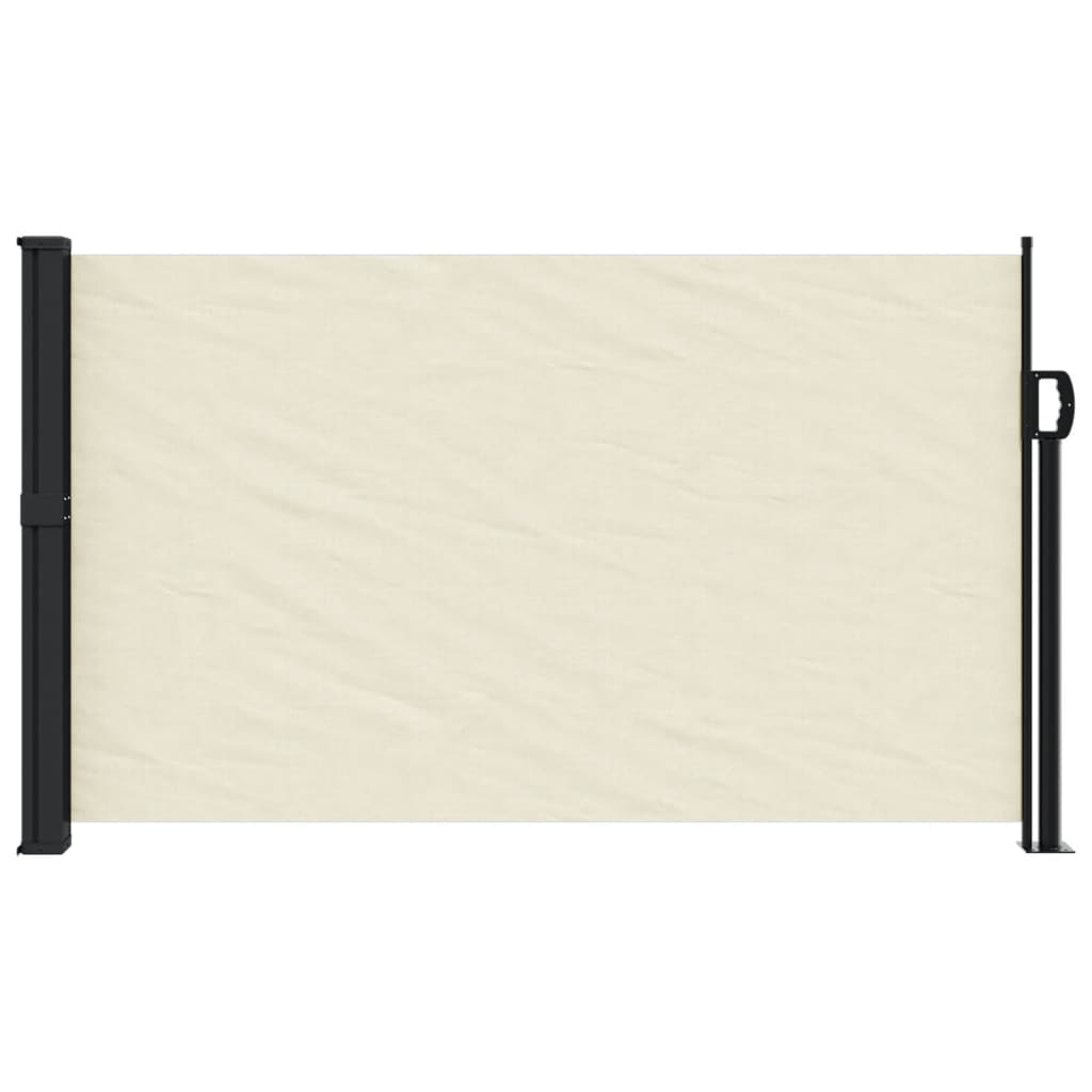 Pare-brise Vidaxl extensible 120x600 cm crème