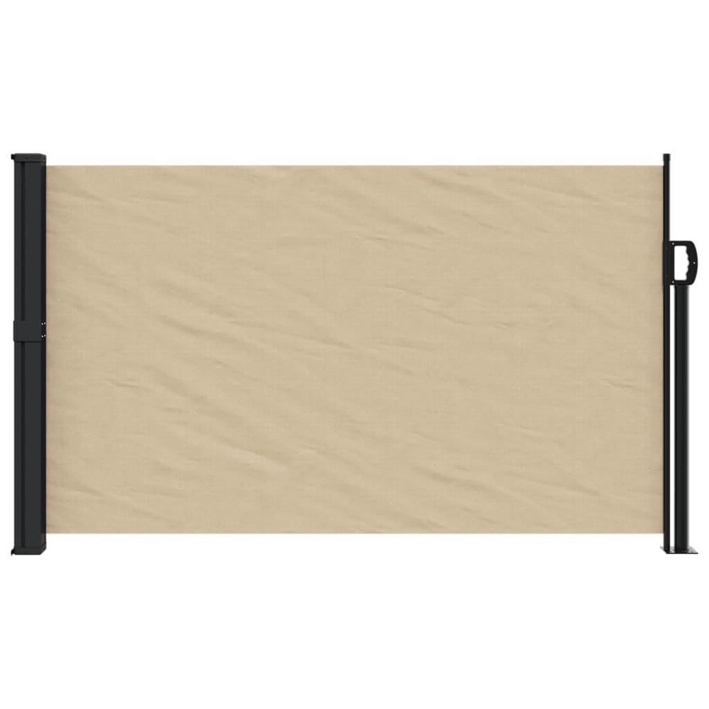 VidaXL Windscherm uittrekbaar 120x600 cm beige