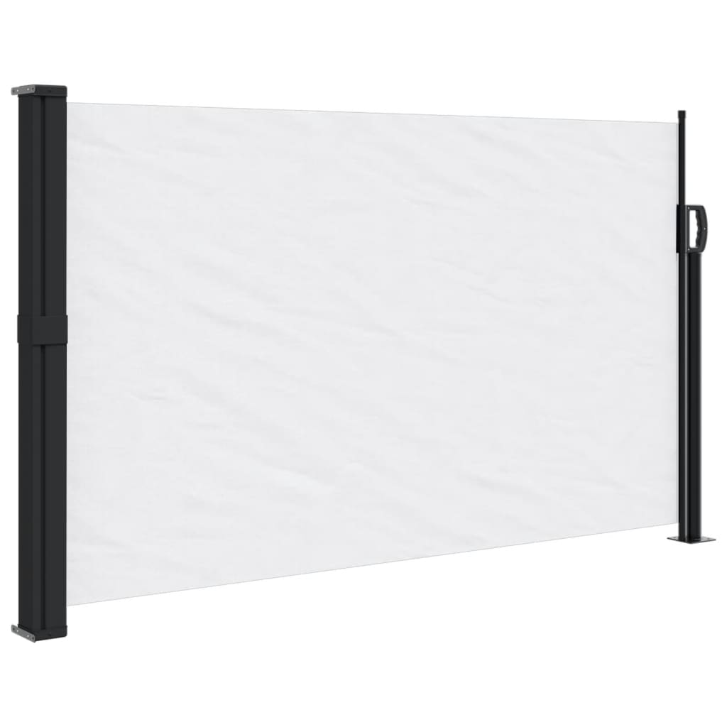 Pare-brise Vidaxl extensible 120x600 cm blanc