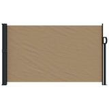 Vidaxl Windshield utvidbar 120x600 cm taupe