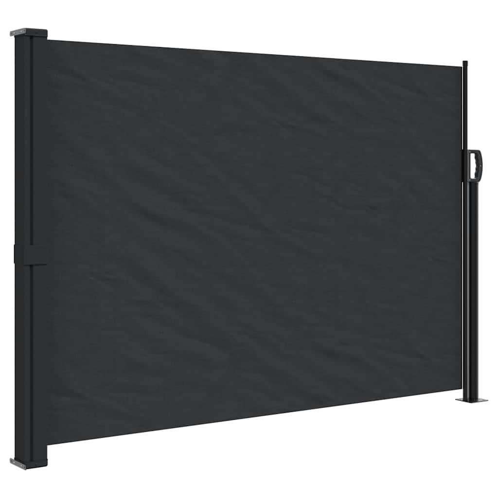 Pare-brise Vidaxl extensible 140x600 cm noir