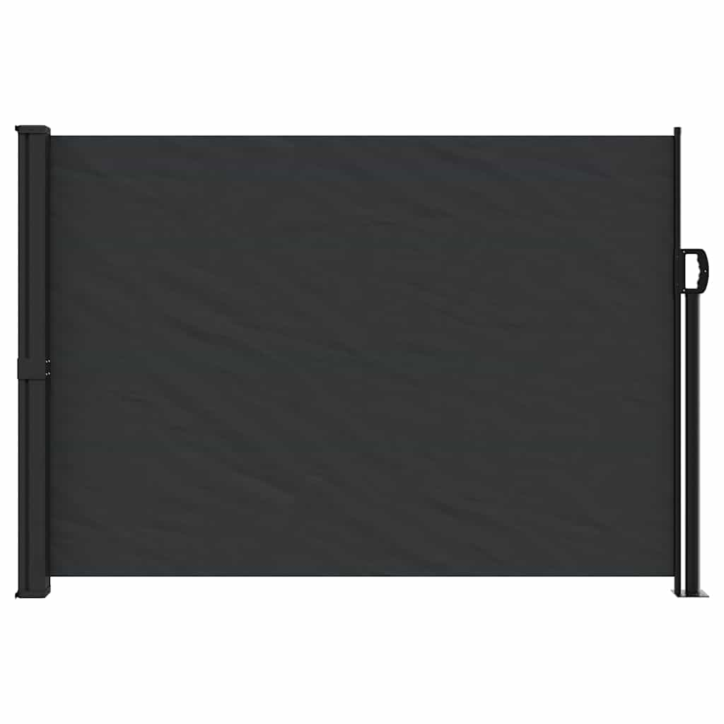 VidaXL Windshield Extendable 140x600 cm Black