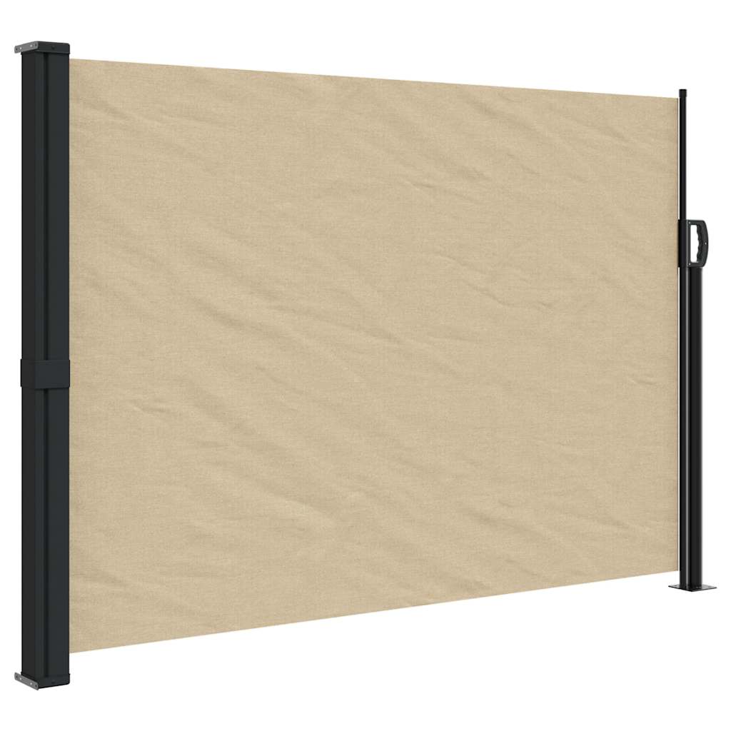 Vidaxl windscherm uittrekbaar 140x600 cm beige