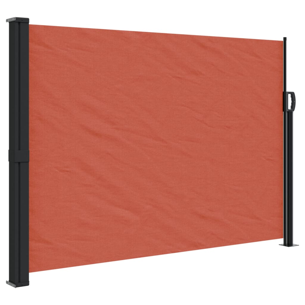 VidaXL Windshield Extendable 140x600 cm Terracotta