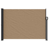 Vidaxl windscherm uittrekbaar 140x600 cm taupe