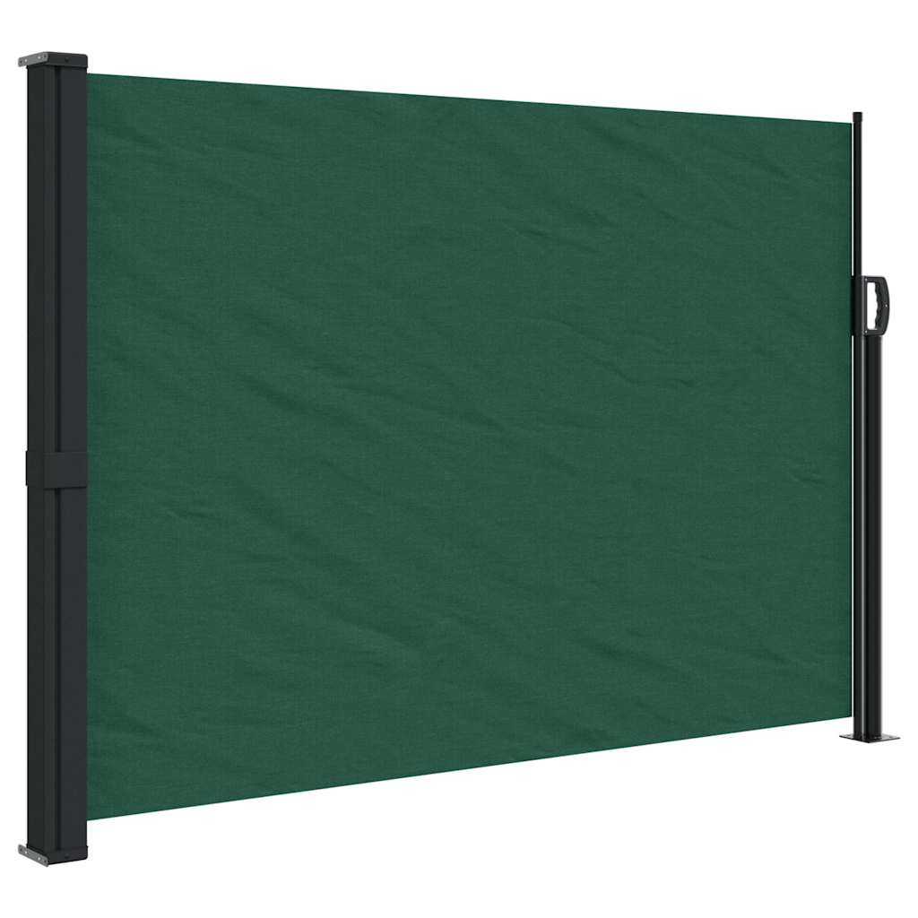 Bidaxl Garden Screen Extendable 140x600 cm Dark Green