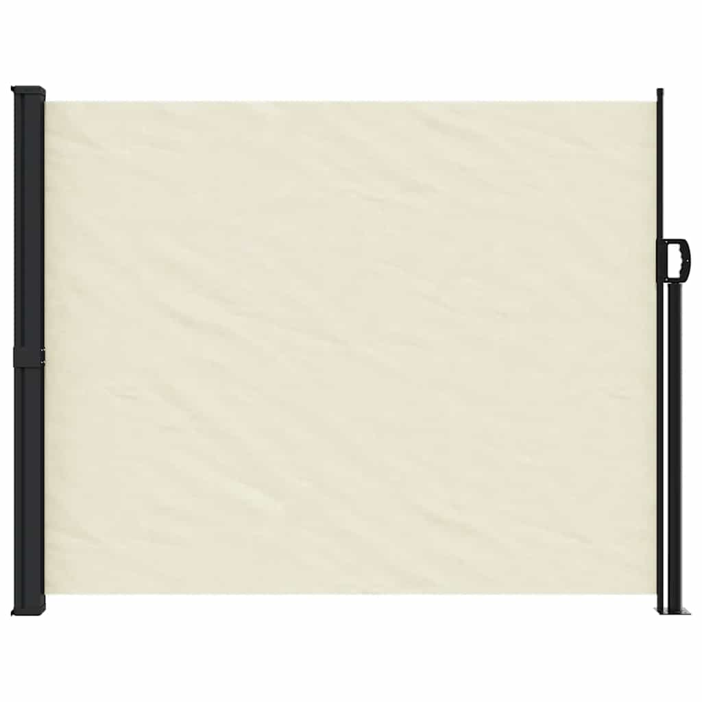 VidaXL Windshield Extendable 160x600 cm Cream -colored