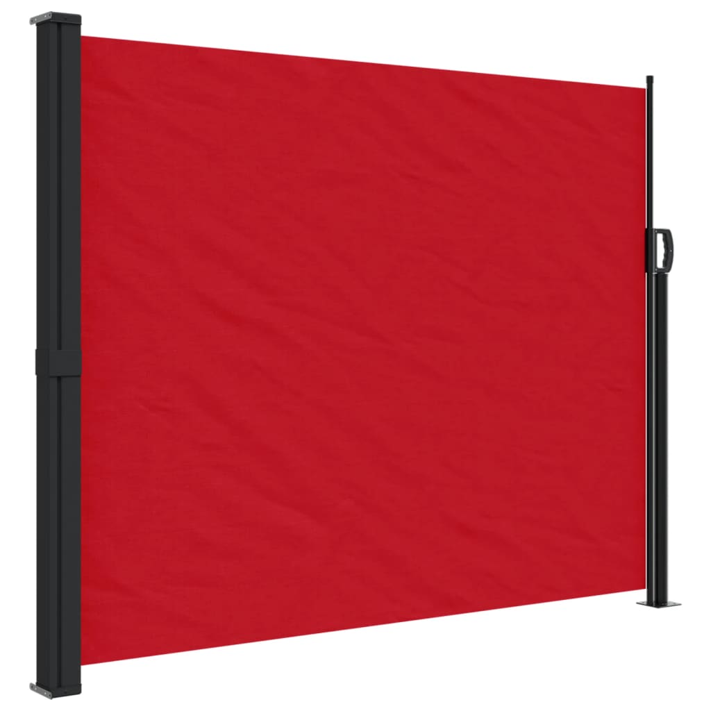 VidaXL Windscherm uittrekbaar 160x600 cm rood