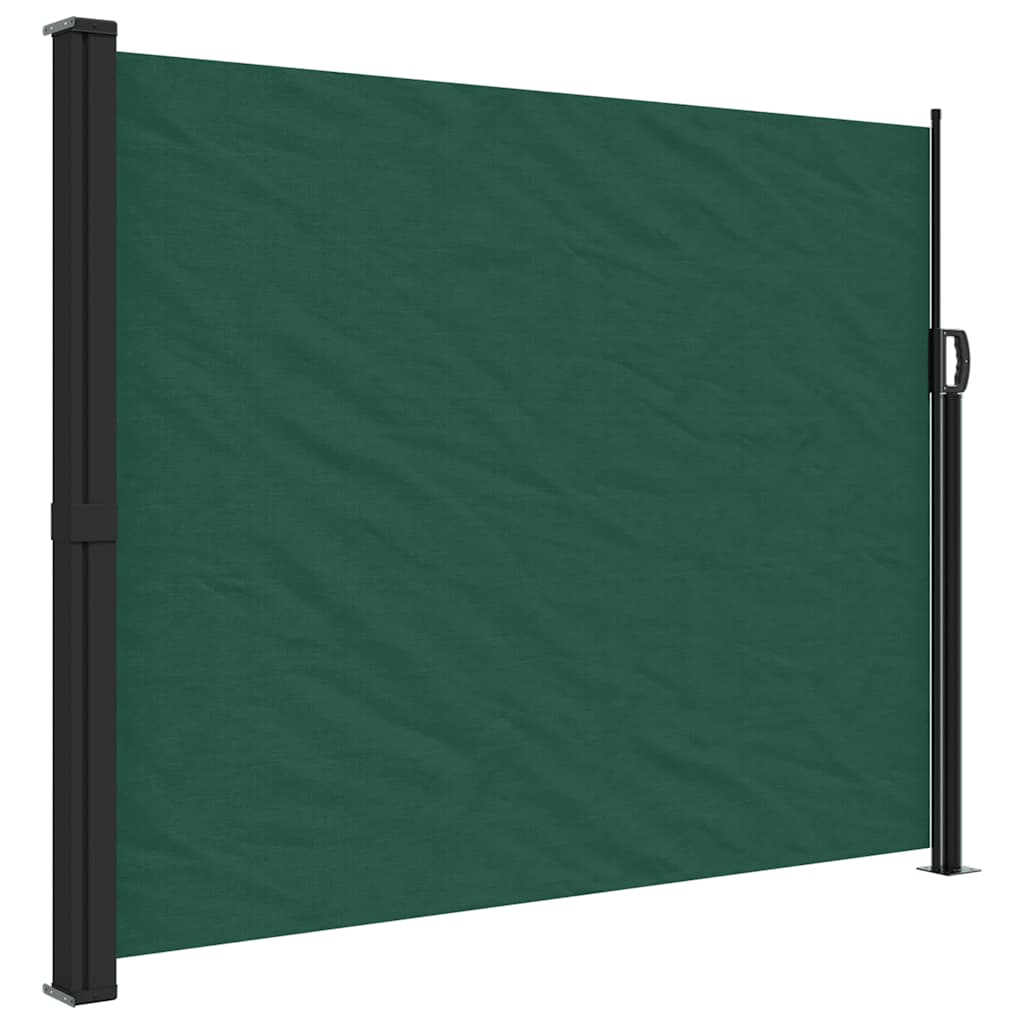 VidaXL Windshield Extendable 160x600 cm dark green