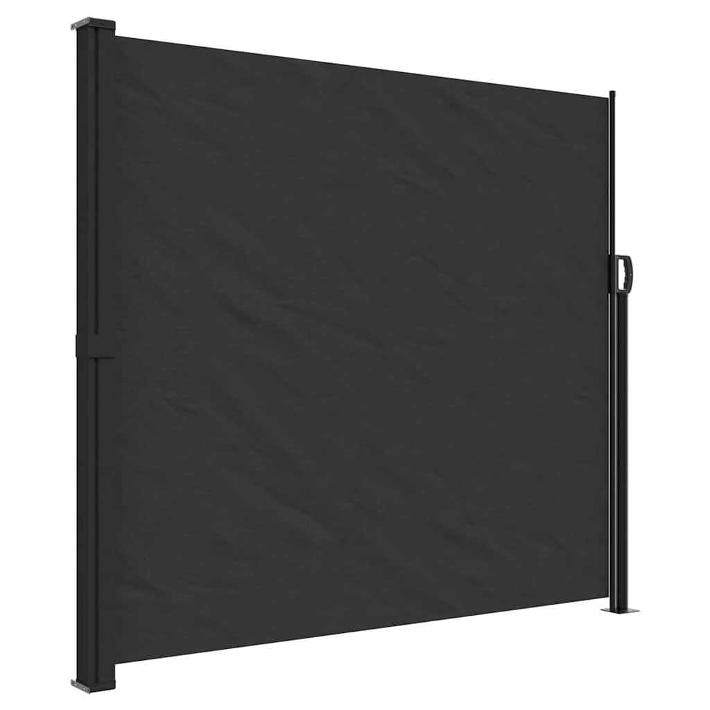 Vidaxl Windshield utvidbar 180x600 cm svart