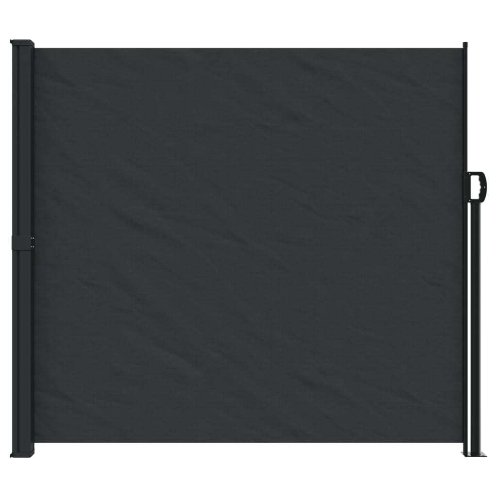 VidaXL Windshield Extendable 180x600 cm Black