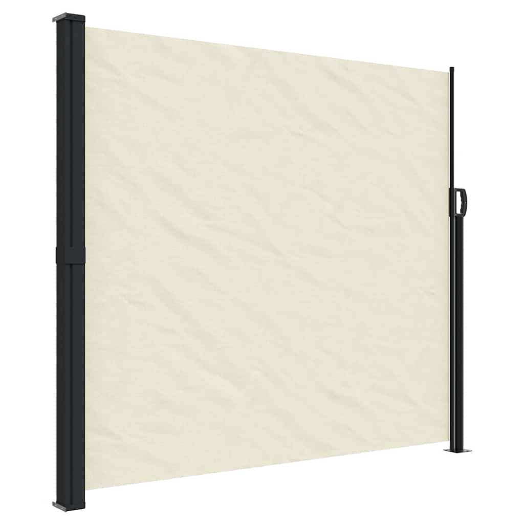 VidaXL Windshield Extendable 180x600 cm cream -colored