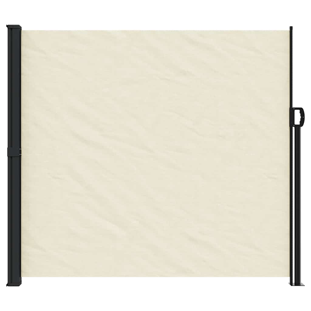 VidaXL Windshield Extendable 180x600 cm cream -colored