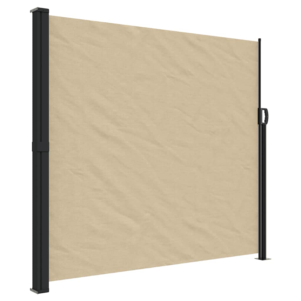 Pare-brise vidaxl extensible 180x600 cm beige