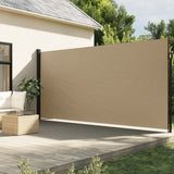 VidaXL Windscherm uittrekbaar 200x600 cm beige