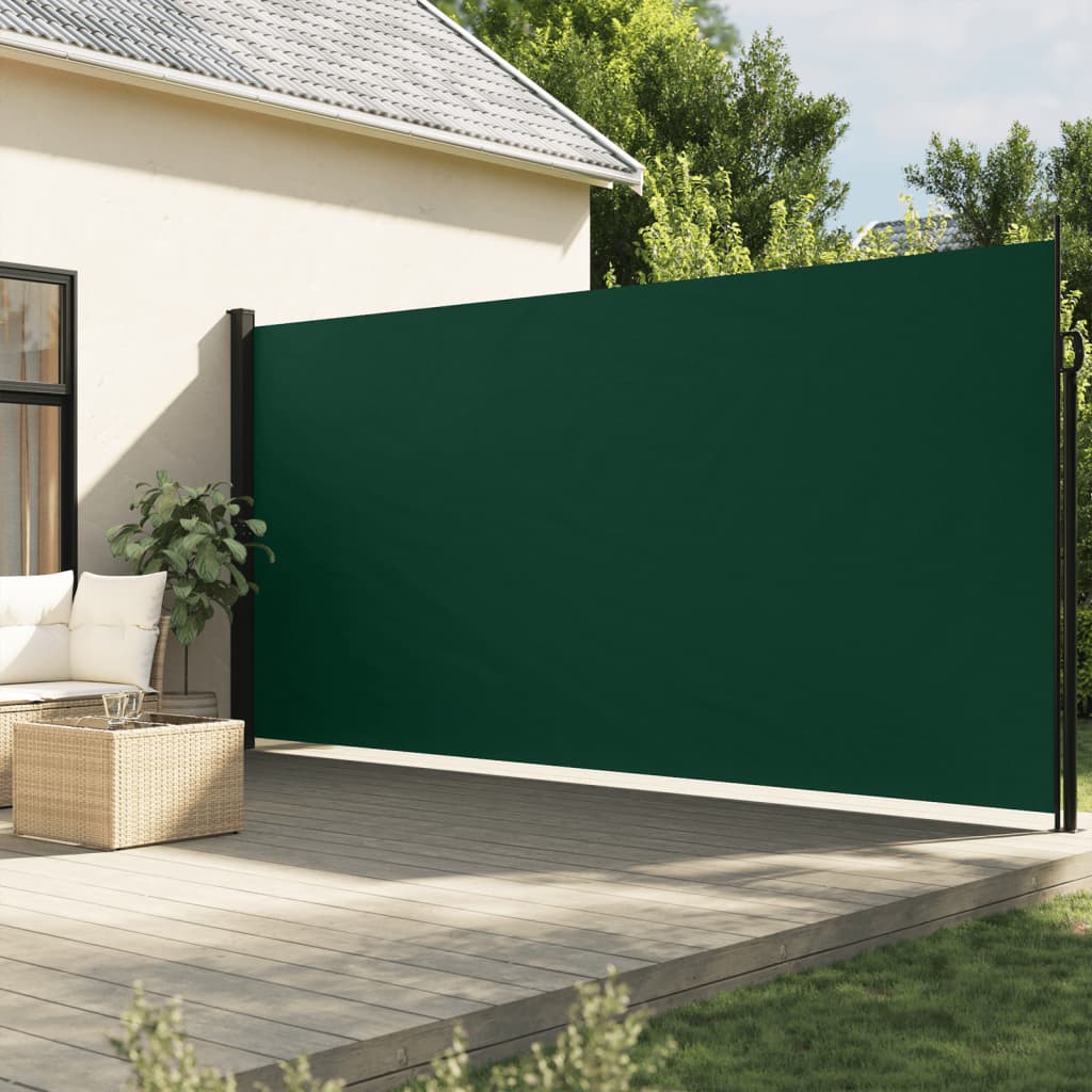 Parabrisas Vidaxl extensible 200x600 cm de color verde oscuro