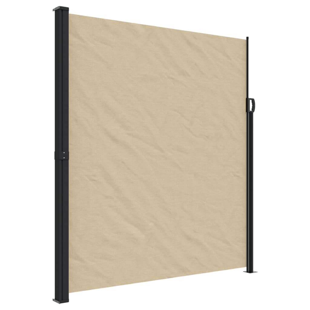 VidaXL Windscherm uittrekbaar 220x600 cm beige