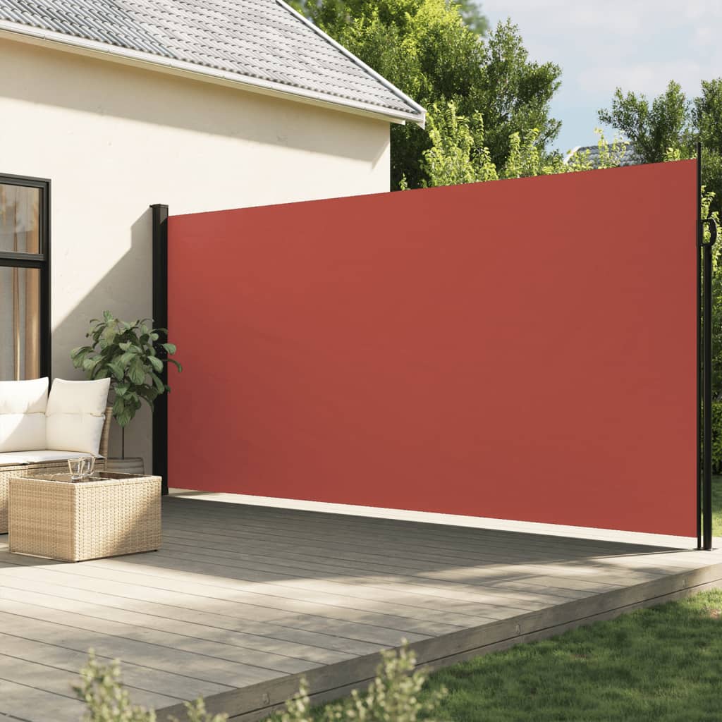 Vidaxl vindrutan utdragbar 220x600 cm terrakotta