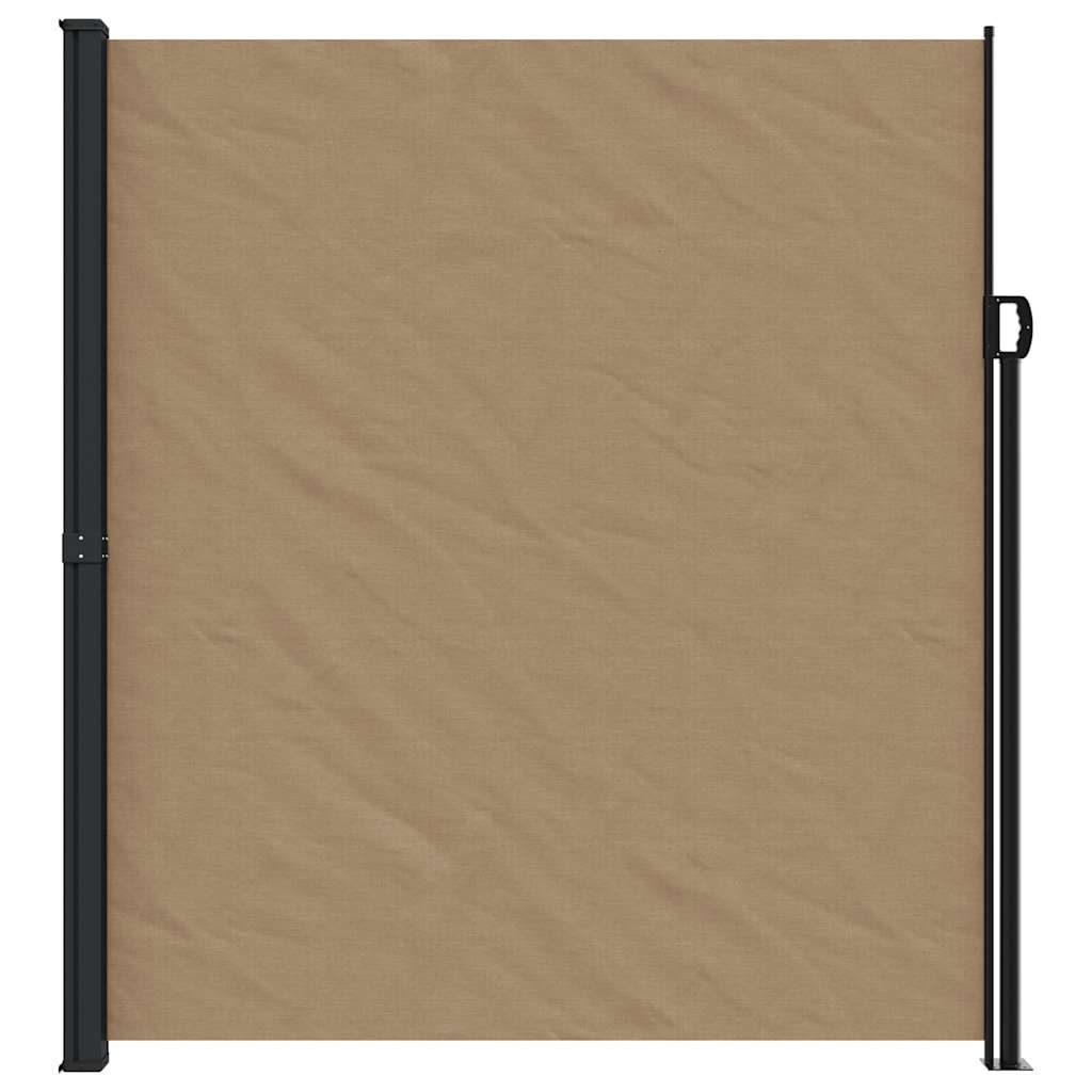 Vidaxl vindrutan utdragbar 220x600 cm taupe