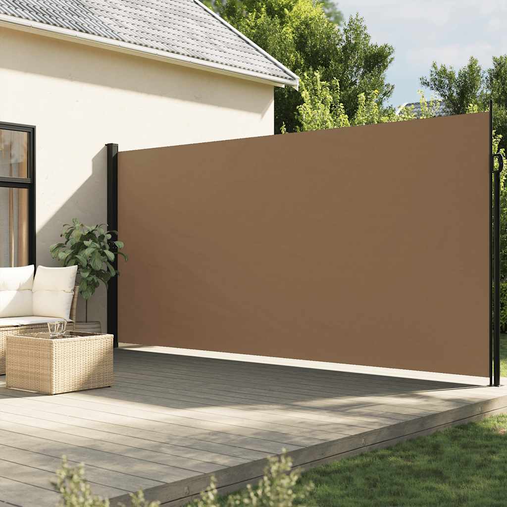 Vidaxl vindrutan utdragbar 220x600 cm taupe