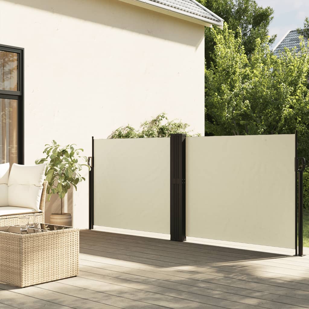 Vidaxl Parature estendibile da 100x600 cm Crema