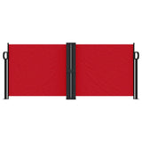 Pare-brise vidaxl extensible 100x600 cm rouge