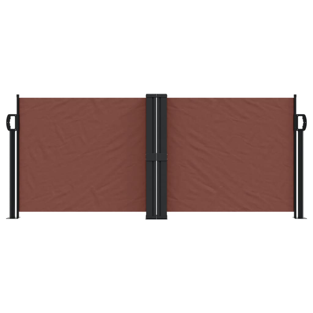 VidaXL Windshield Extendable 100x600 cm brown