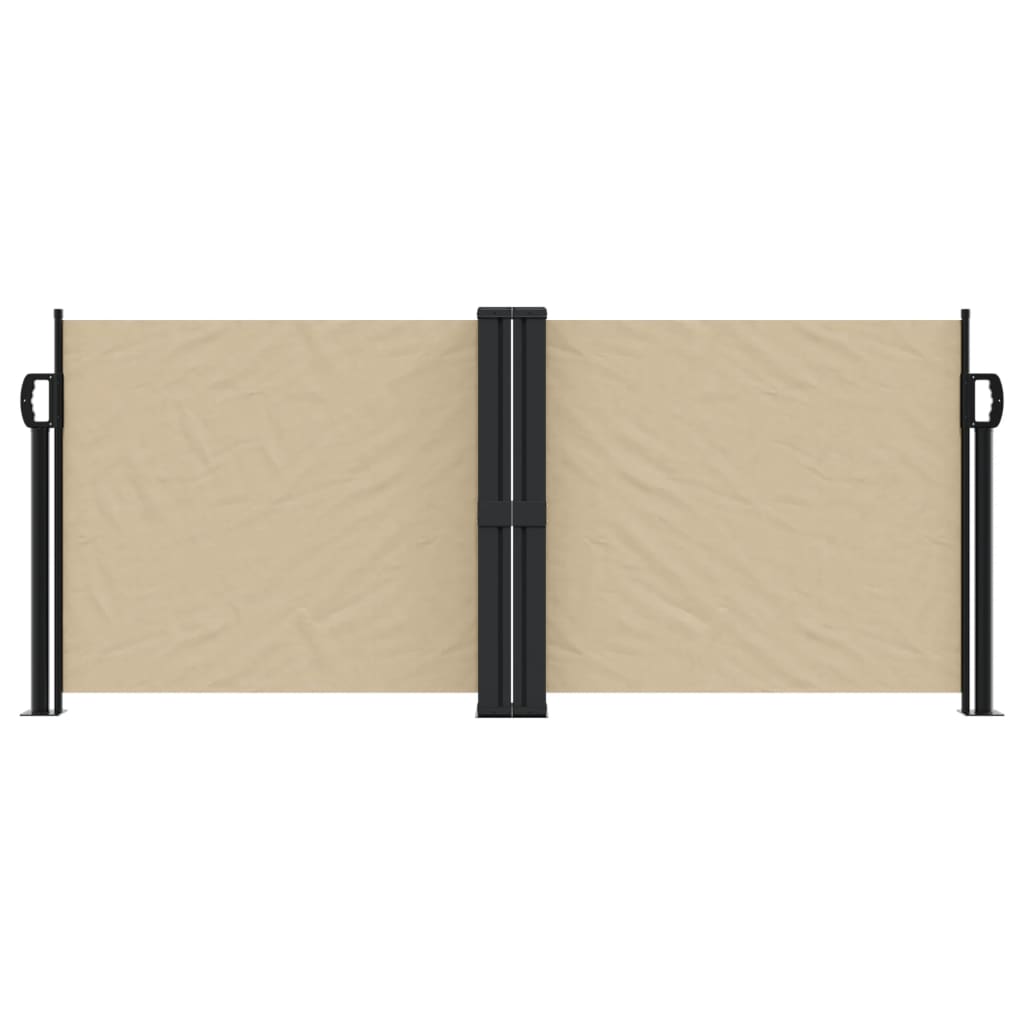 Parabrisas Vidaxl extensible 100x600 cm beige