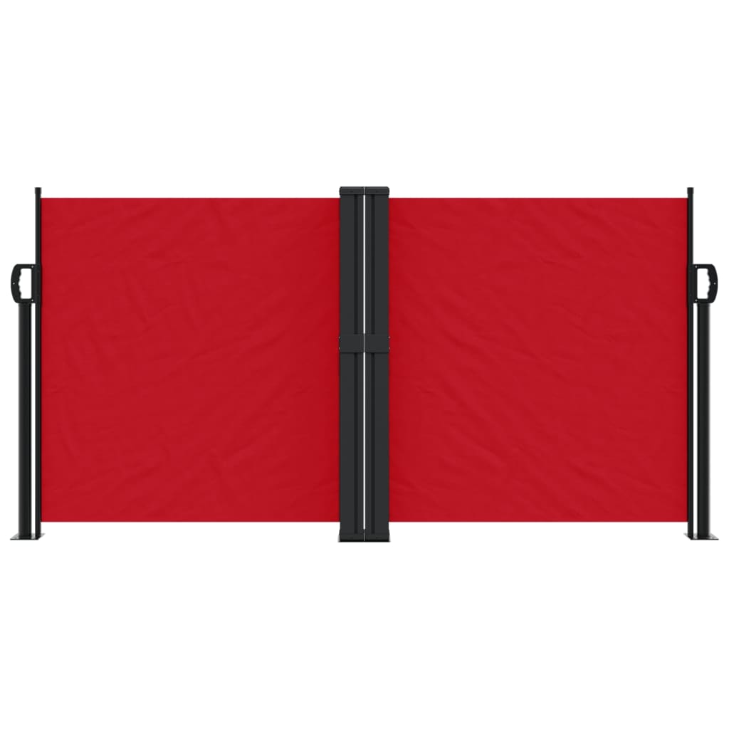 Pare-brise Vidaxl extensible 120x600 cm rouge