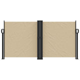 Vidaxl vindrutan utdragbar 120x600 cm beige