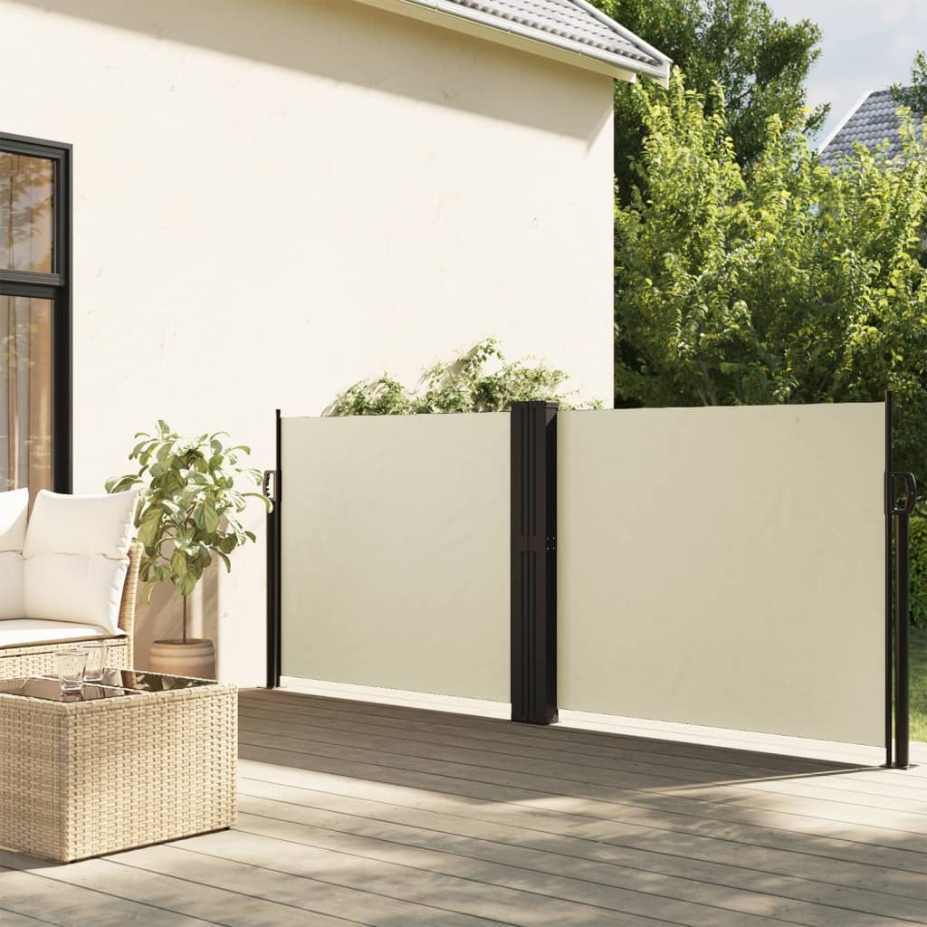 Vidaxl Garden Screen Rozšiřitelný krém 140x600 cm