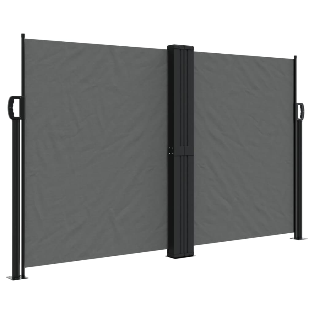 VidaXL Windshield Extendable 140x600 cm Anthracite