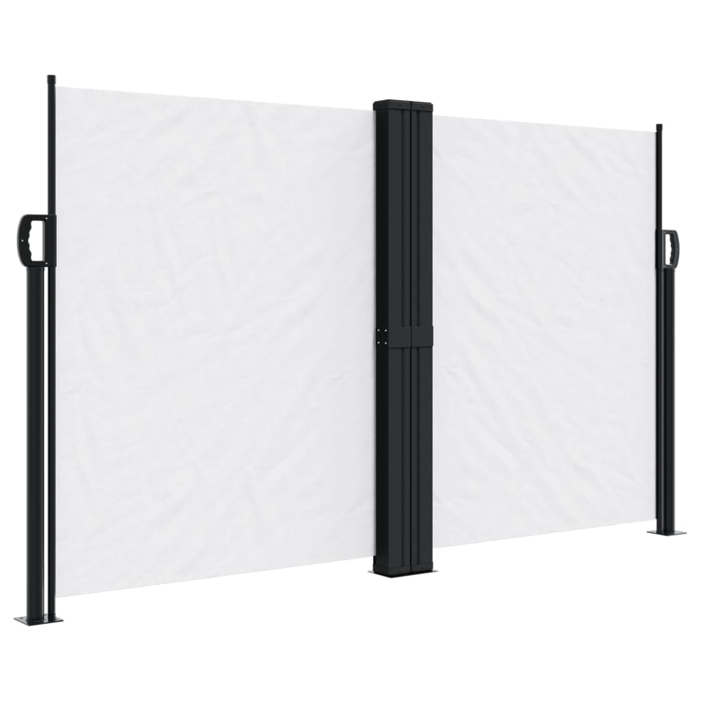 Pare-brise Vidaxl extensible 140x600 cm blanc