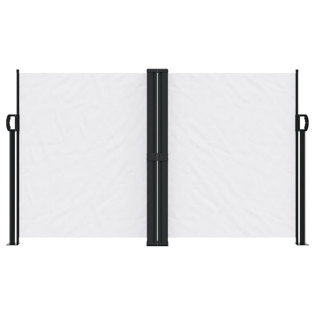 Pare-brise Vidaxl extensible 140x600 cm blanc