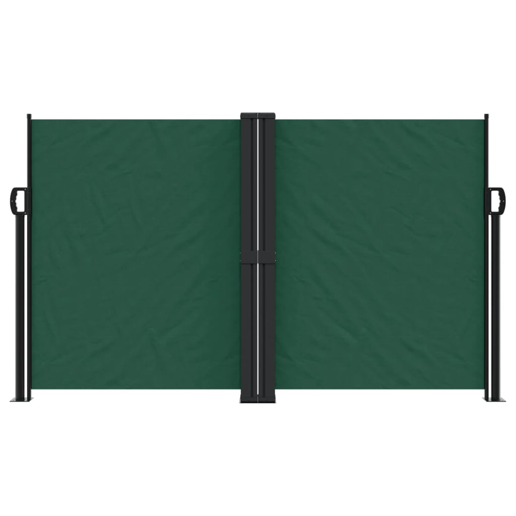 Vidaxl Garden Screen utvidbar 140x600 cm mørkegrønn