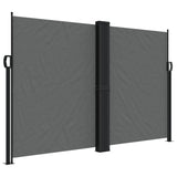 Pare-brise vidaxl extensible 160x600 cm anthracite