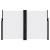 Pare-brise Vidaxl extensible 160x600 cm blanc