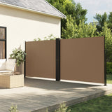 VidaXL Windshield Extendable 160x600 cm Taupe