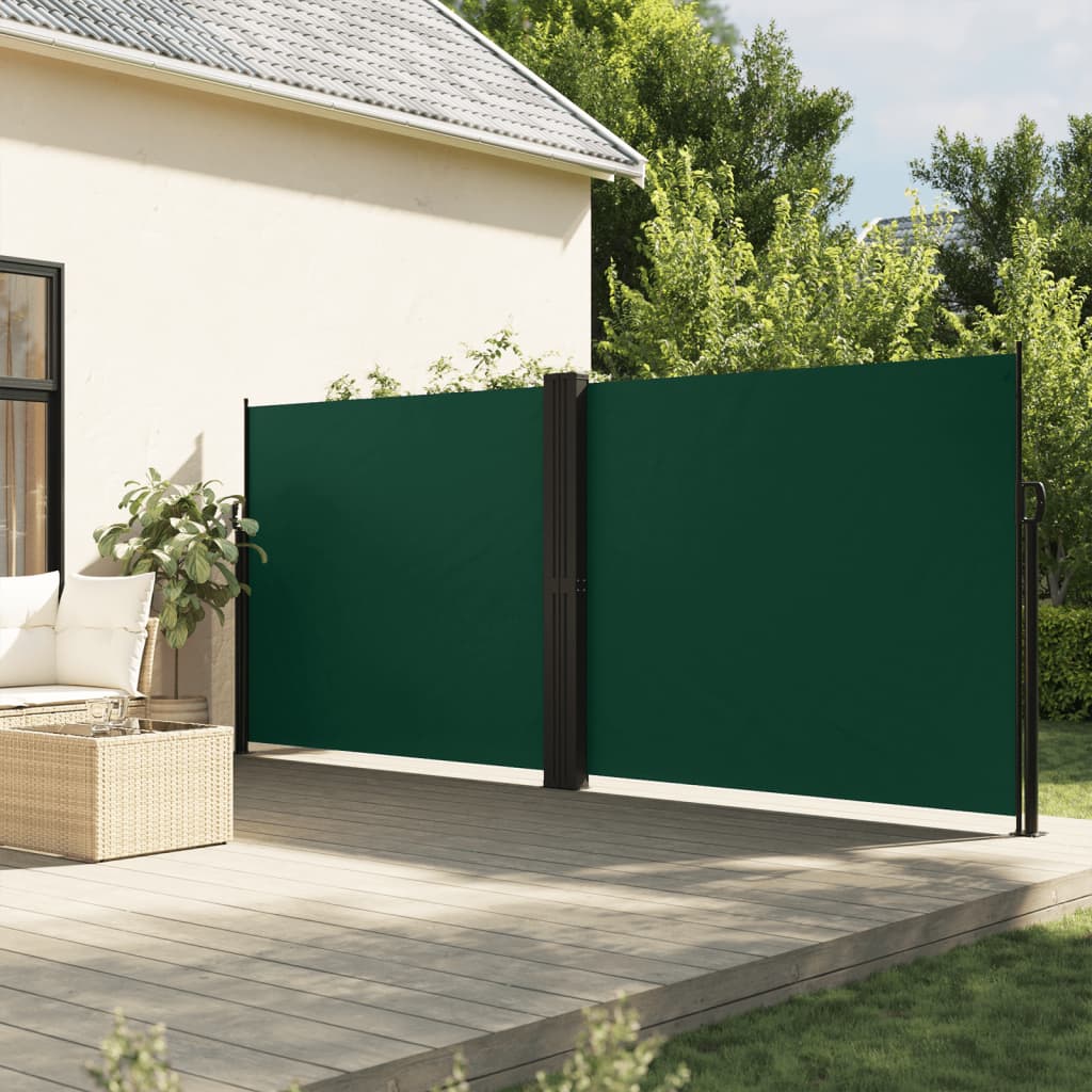 VIDAXL Parature estendibile 160x600 cm verde scuro