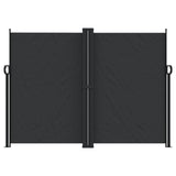 Pare-brise Vidaxl extensible 180x600 cm noir