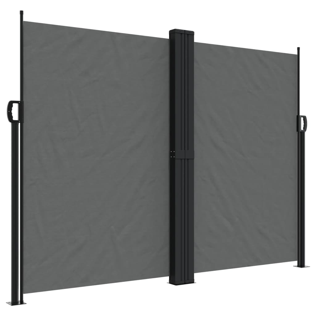 Pare-brise Vidaxl extensible 180x600 cm anthracite -colored