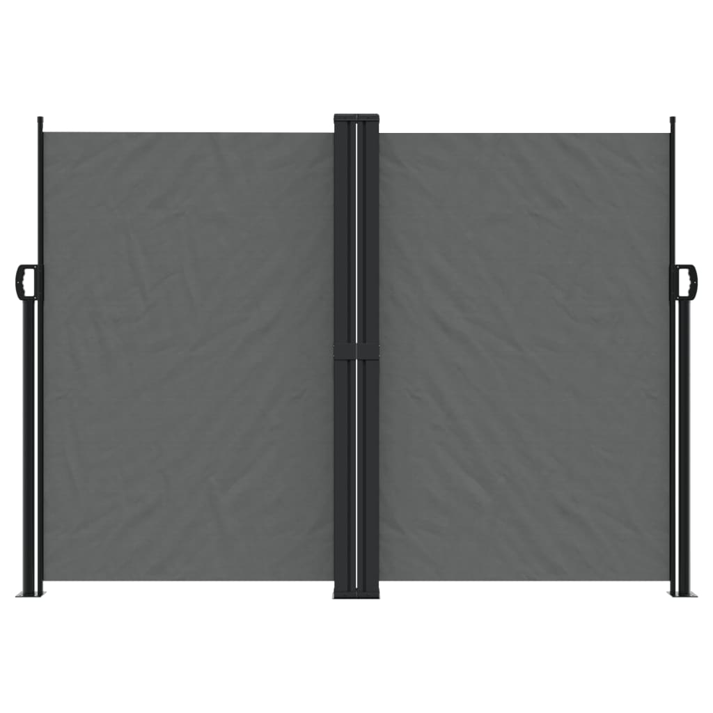 VidaXL Windshield Extendable 180x600 cm Anthracite -colored