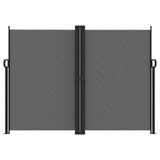 Pare-brise Vidaxl extensible 180x600 cm anthracite -colored